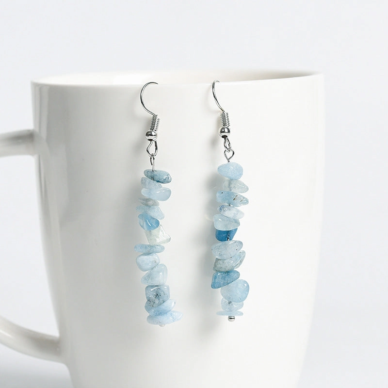 Wholesale Natural Crystal Creative Simple Earrings