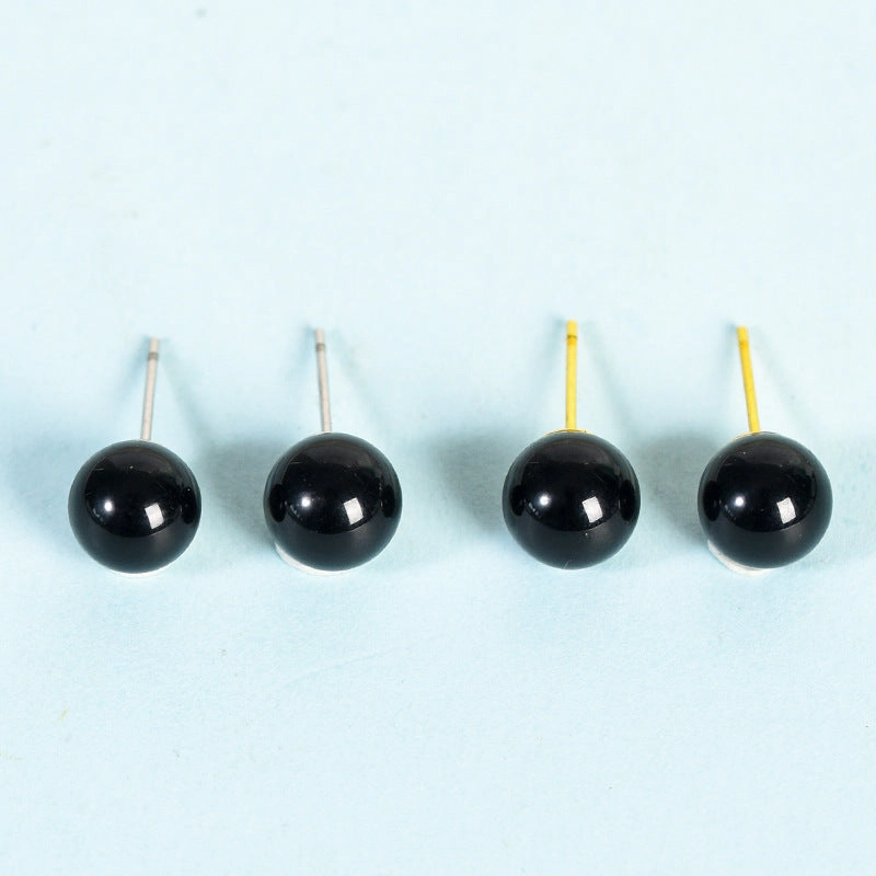Wholesale Natural Crystal Raw Stone Crystal Earrings Stud Earrings