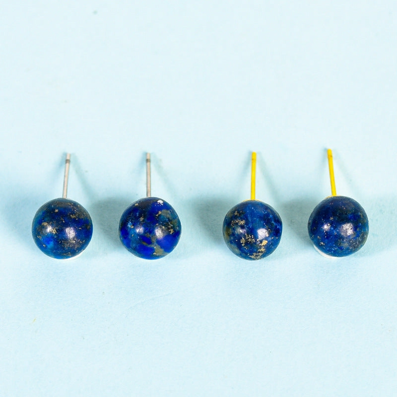 Wholesale Natural Crystal Raw Stone Crystal Earrings Stud Earrings
