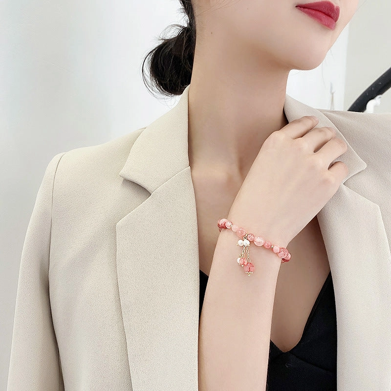 Wholesale Natural Crystal Stretch Bracelet