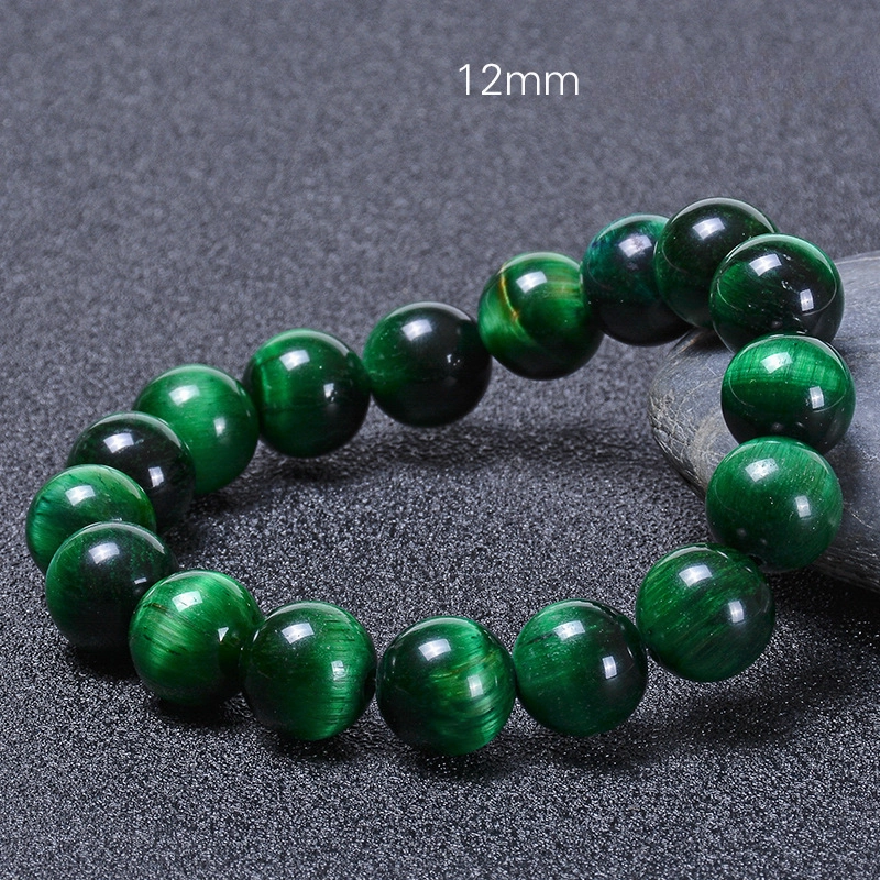 Wholesale Natural Green Tiger Eye Handmade Beaded Bracelet