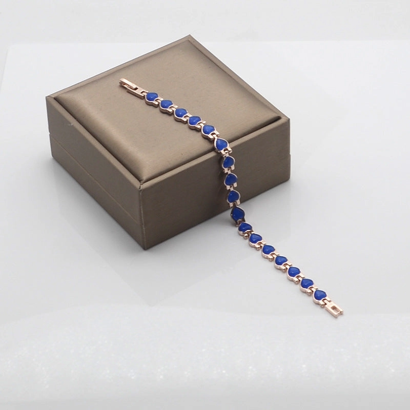 Wholesale Natural Opal Heart Magnet Bracelet