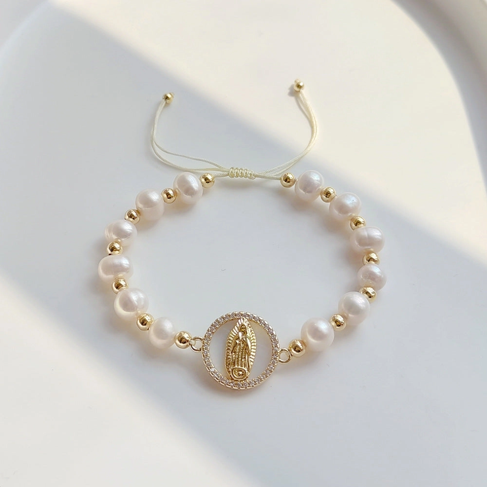 Wholesale Natural Shell Pearls Bracelet