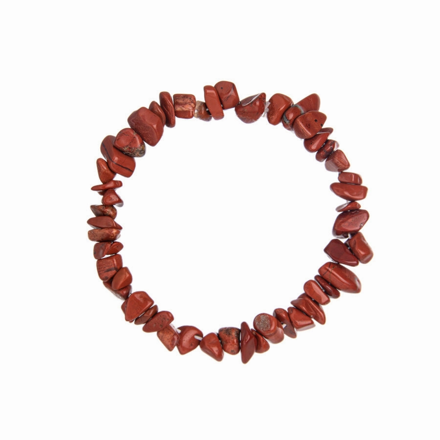 Wholesale natural stone crystal agate colorful gravel elastic bracelet