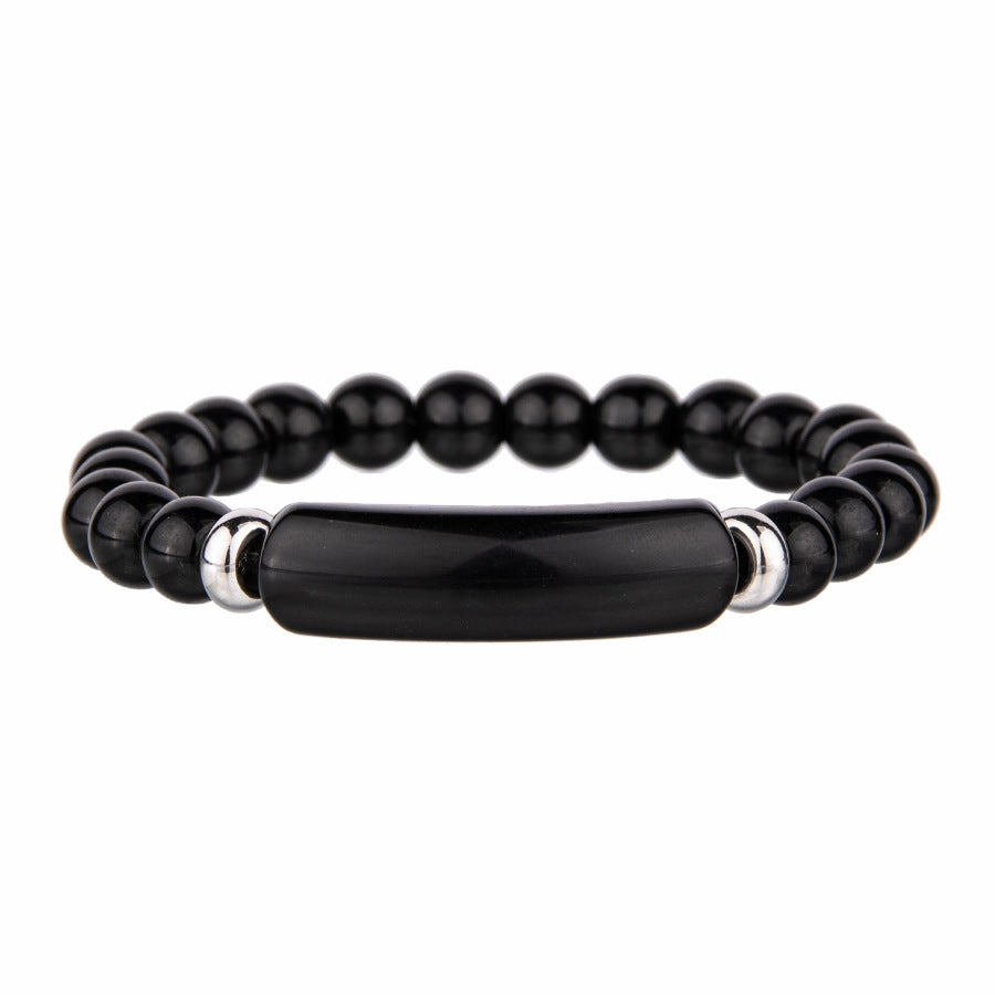 Wholesale Natural Stone Crystal Agate Simple Fashion Bracelet
