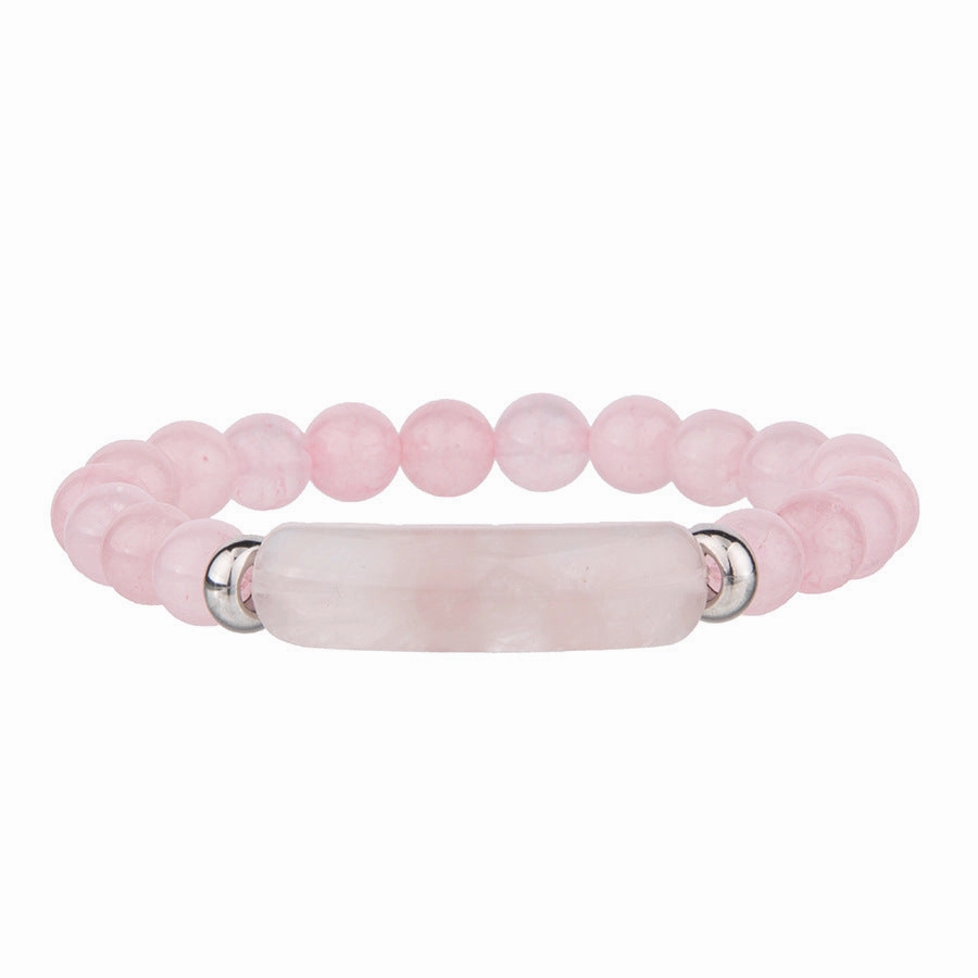 Wholesale Natural Stone Crystal Agate Simple Fashion Bracelet