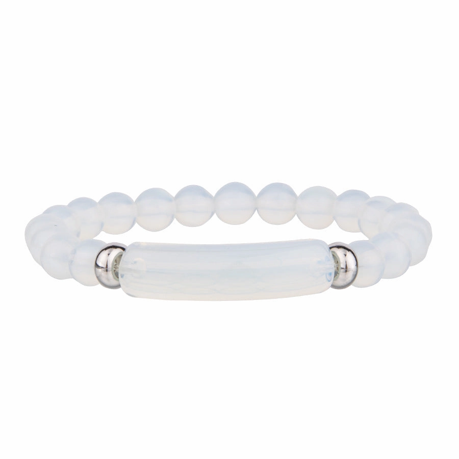 Wholesale Natural Stone Crystal Agate Simple Fashion Bracelet