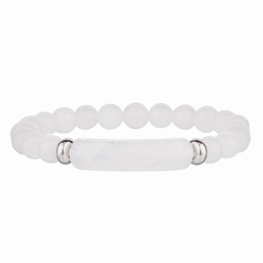 Wholesale Natural Stone Crystal Agate Simple Fashion Bracelet