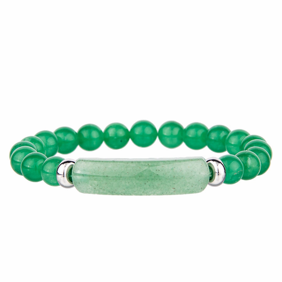 Wholesale Natural Stone Crystal Agate Simple Fashion Bracelet