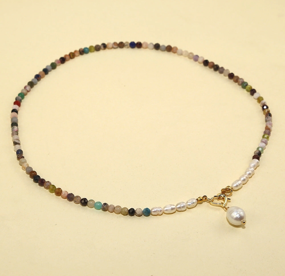 Wholesale Natural Stone Freshwater Pearl Necklace