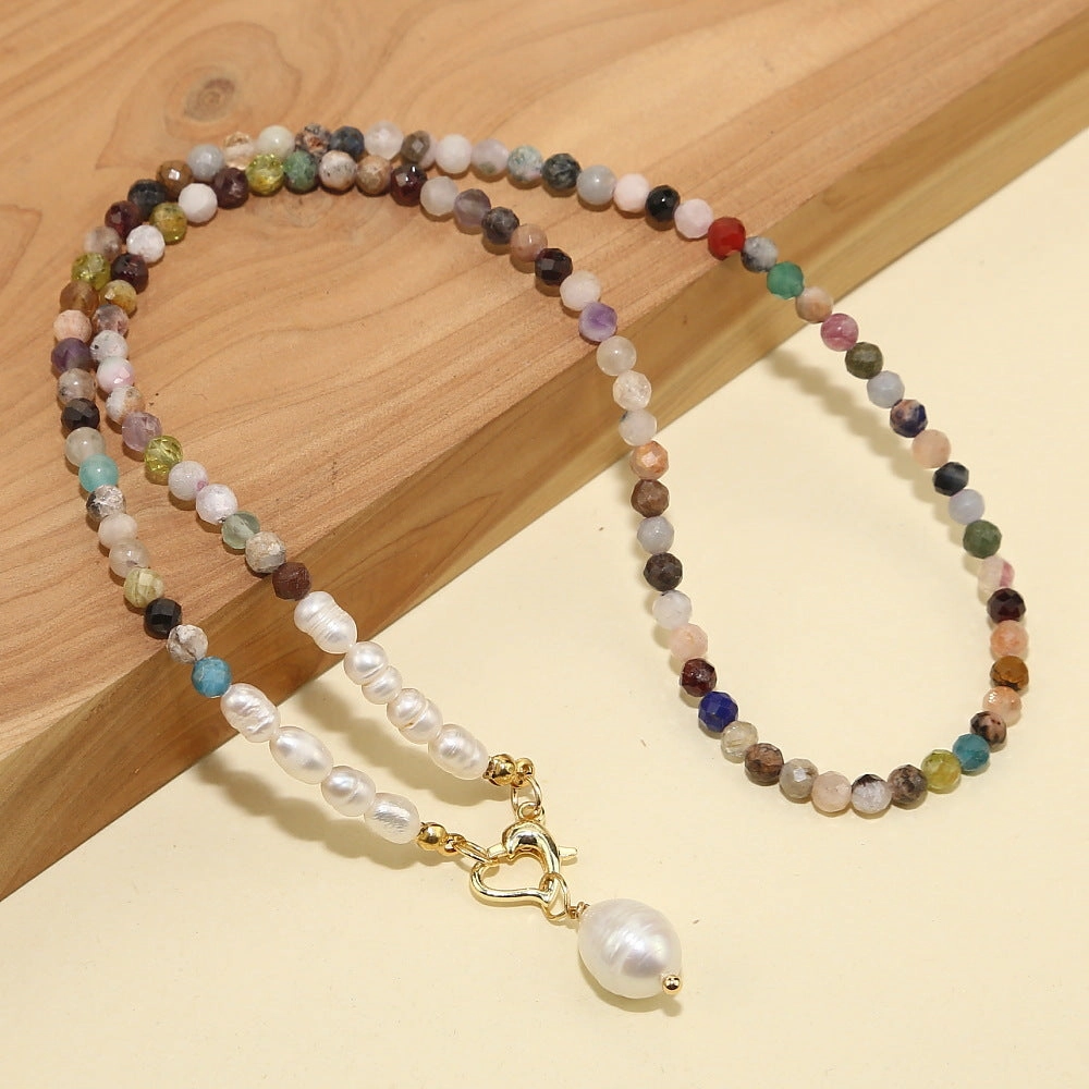 Wholesale Natural Stone Freshwater Pearl Necklace