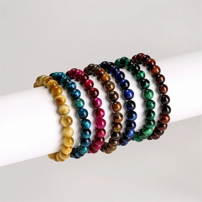 Wholesale Natural Tiger Eye Stone Bracelet