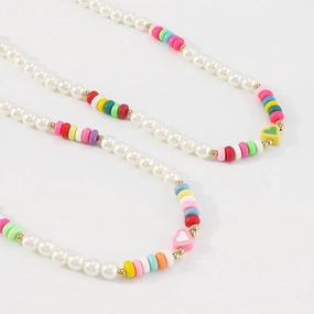Wholesale Necklaces Imitation Pearl N9966 Bohemian Ethnic Necklace OLY-NE-QD006