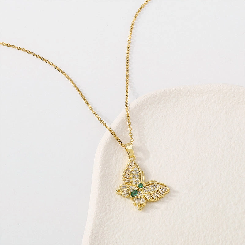 Wholesale Necklaces Zircon Geometric OLY-NE-QD003