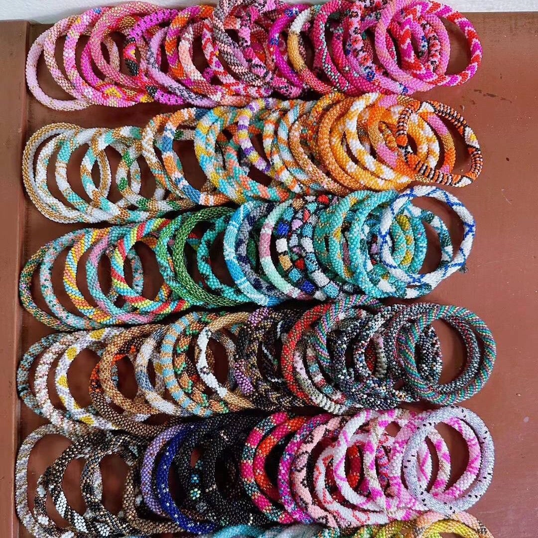 Wholesale Nepal Essential Oil Diffuser Japanese Hand-woven Beaded Bracelet
