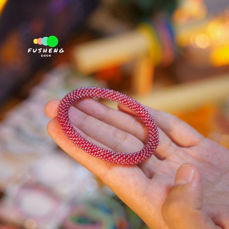 Wholesale Nepal Japanese Essential Oil Diffuser Hand-woven Solid Color Bracelet