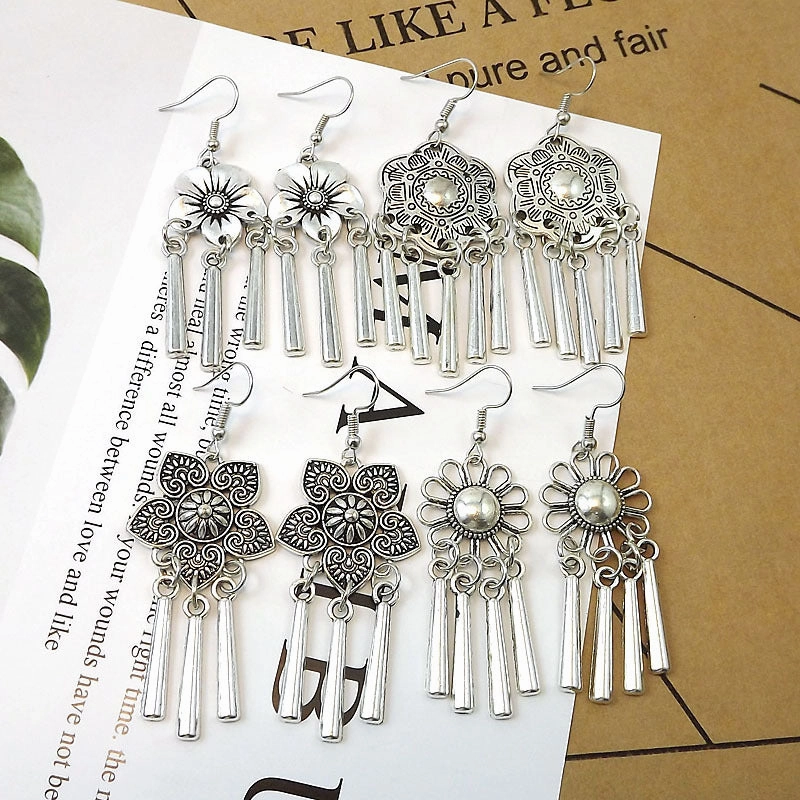Wholesale Nepal Vintage Alloy Earrings