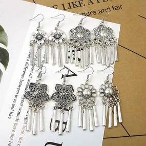 Wholesale Nepal Vintage Alloy Earrings