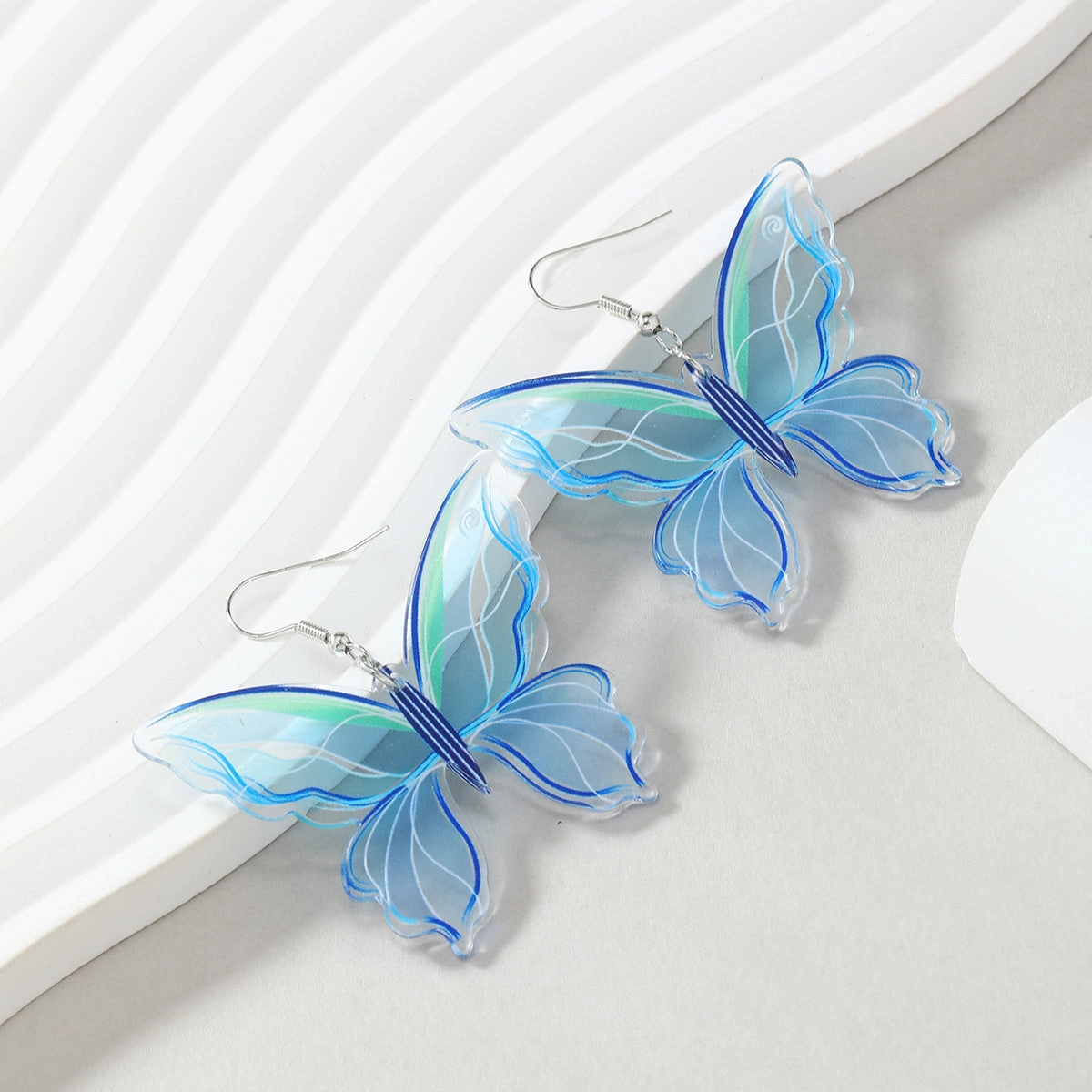 Wholesale New Butterfly Acrylic Earrings