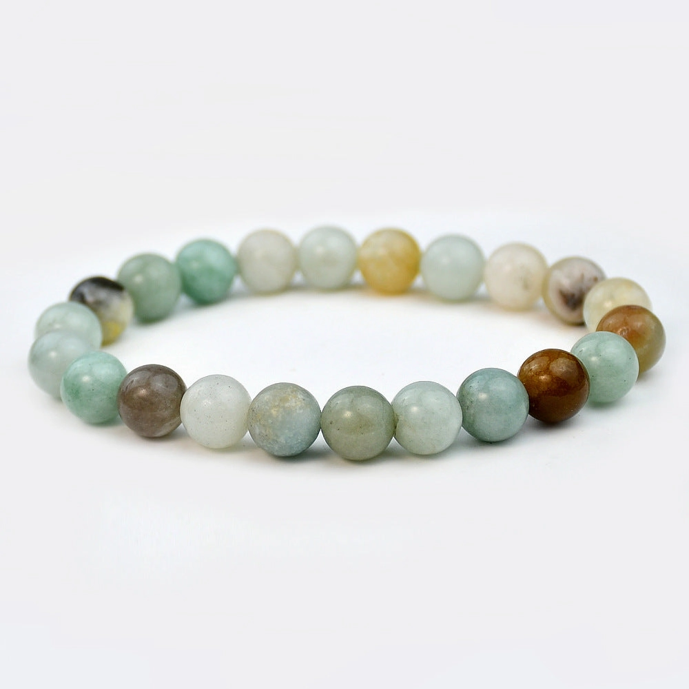 Wholesale New Chinese bracelet 8mm round beads natural stone bracelet