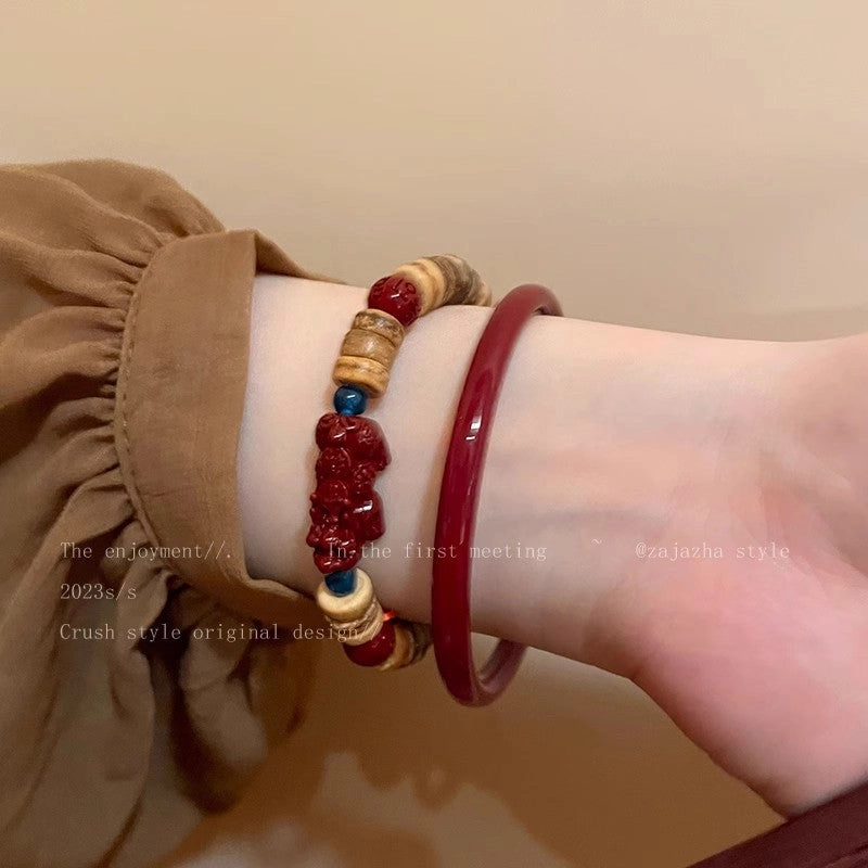 Wholesale New Chinese Style Coconut Shell Beaded Bracelet