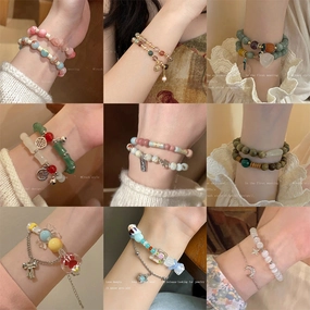 Wholesale New Chinese Style Handmade Crystal Beaded Bracelet