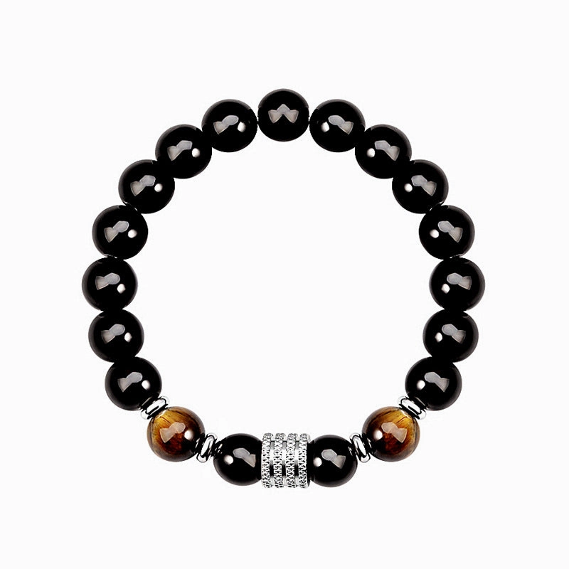 Wholesale New Chinese Style Tiger Eye Stone Men's Bracelet