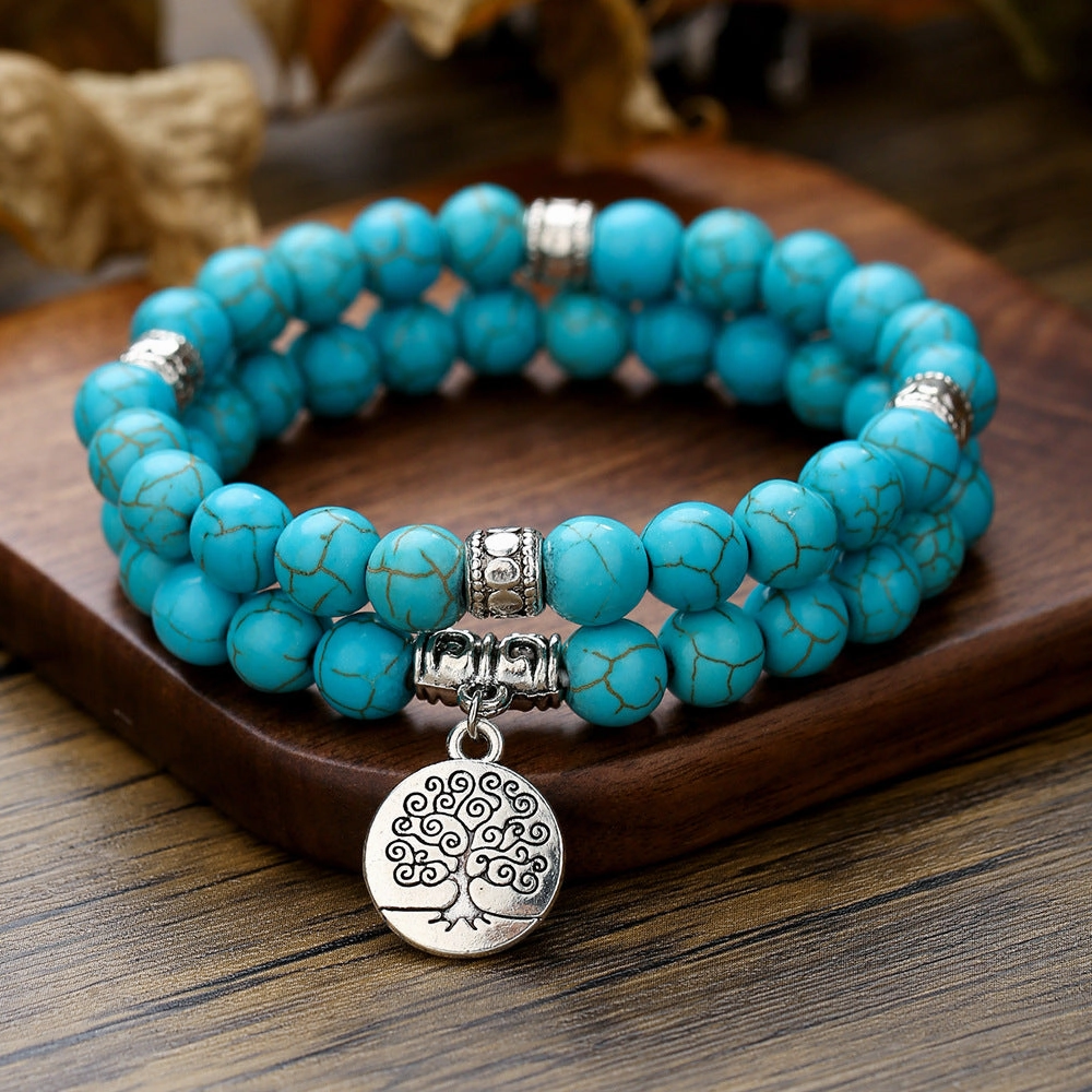 Wholesale New Coconut Shell Wood Chip Multilayer Bracelet Set