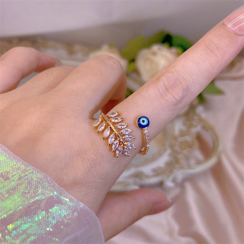 Wholesale New Devil Eye Open Brass Ring