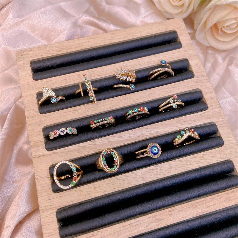 Wholesale New Devil Eye Open Brass Ring