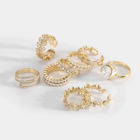 Wholesale New High Sales Brass Plating with Zircon Ring
