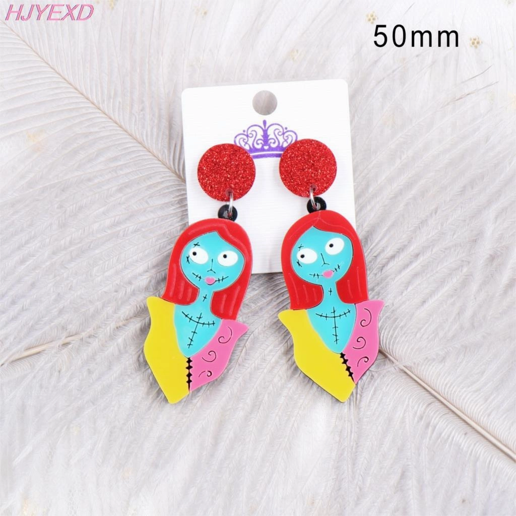Wholesale New Pre-Christmas Nightmare Acrylic Halloween Earrings