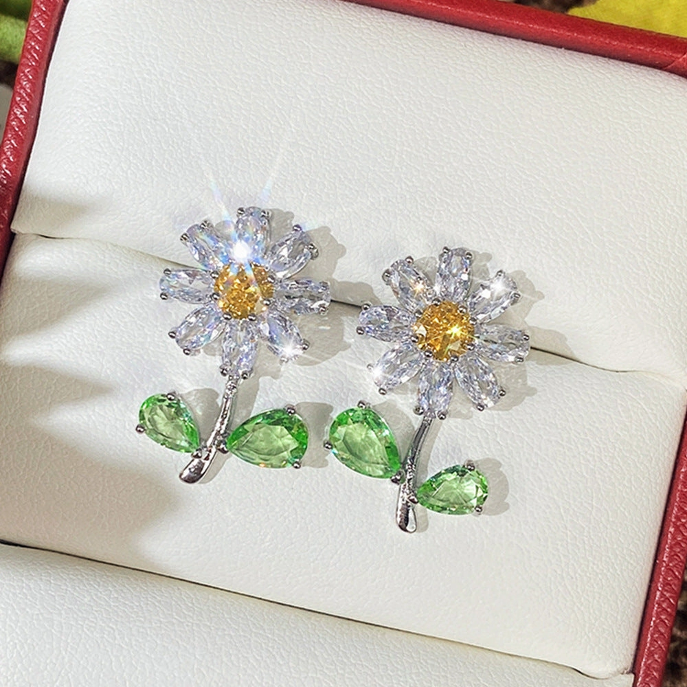 Wholesale Niche Designs Daisy Copper Earrings