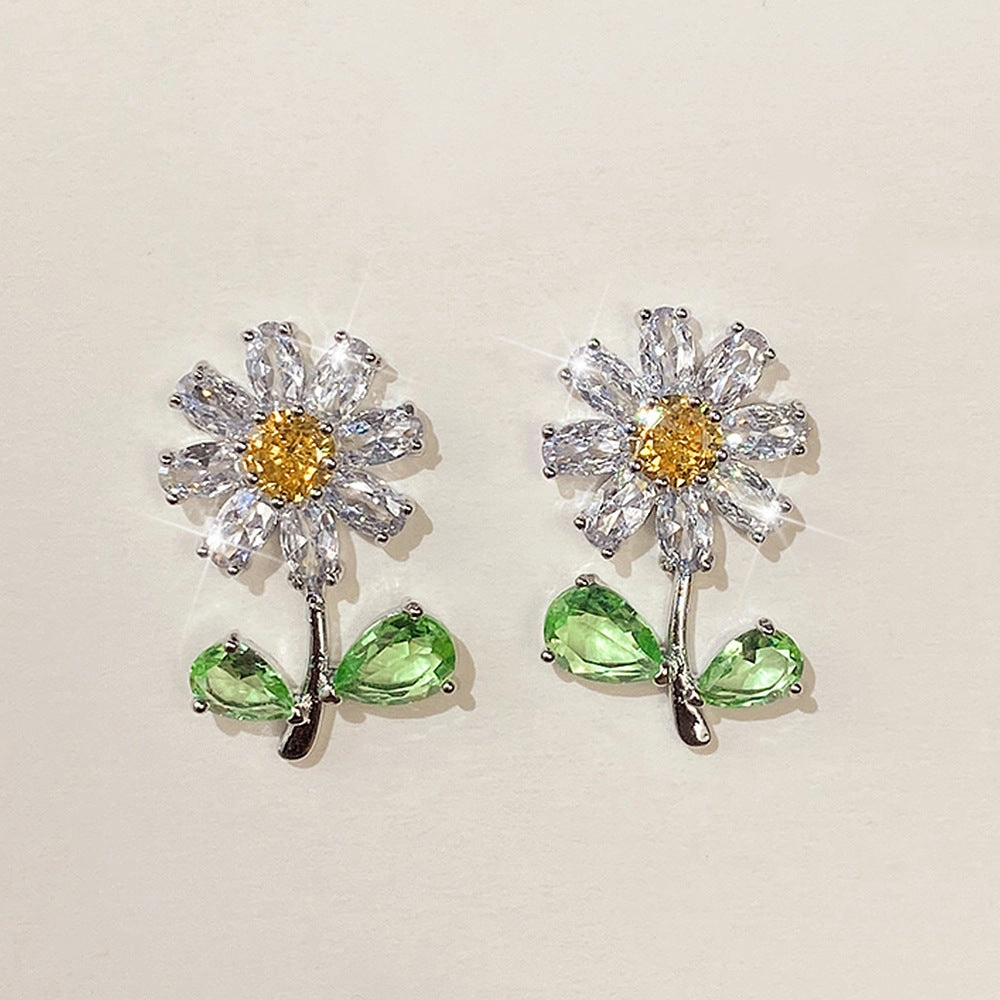 Wholesale Niche Designs Daisy Copper Earrings