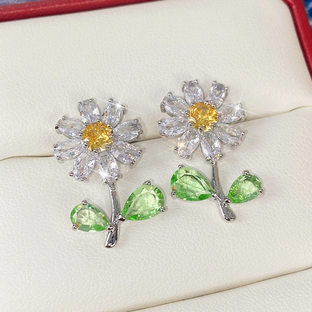 Wholesale Niche Designs Daisy Copper Earrings