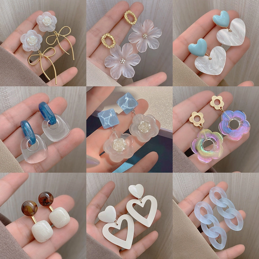 Wholesale Niche Retro Silver Earrings