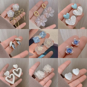 Wholesale Niche Retro Silver Earrings
