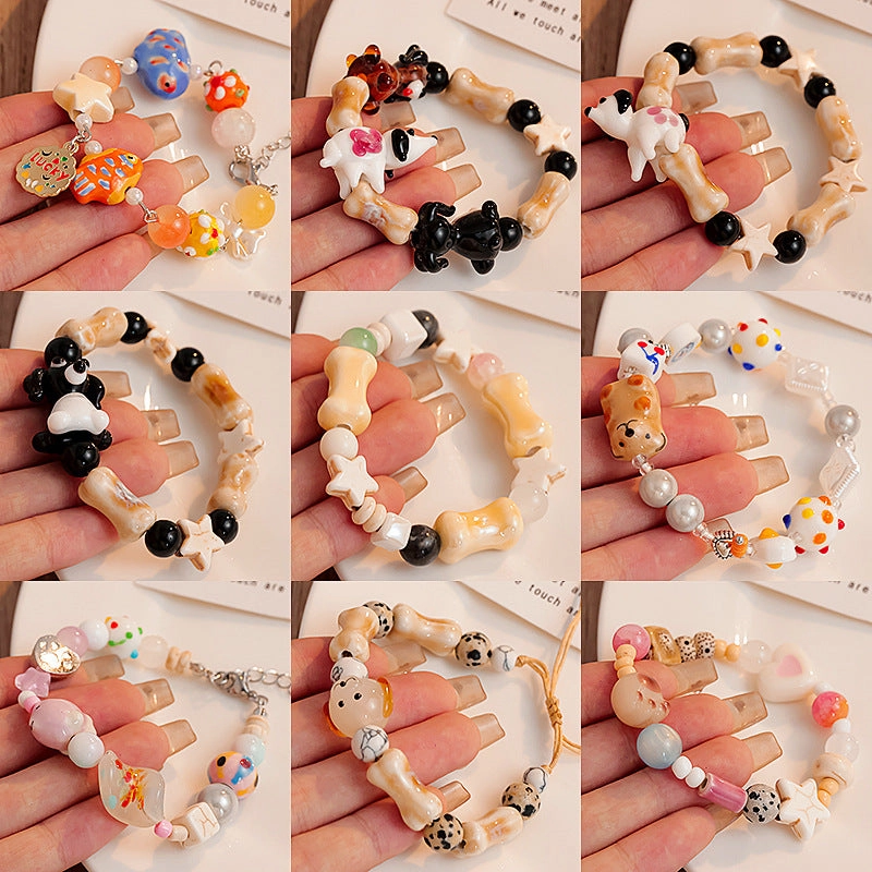 Wholesale Niche Slub Metal Bracelet