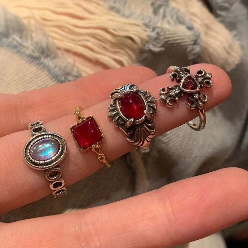 Wholesale Niche unique vintage index finger ring