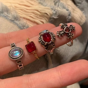 Wholesale Niche unique vintage index finger ring