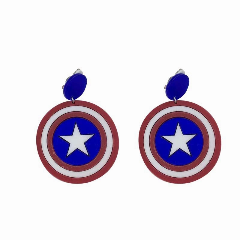 Wholesale No-piercing Acrylic Smiley Face Cartoon Cute Ear Clip