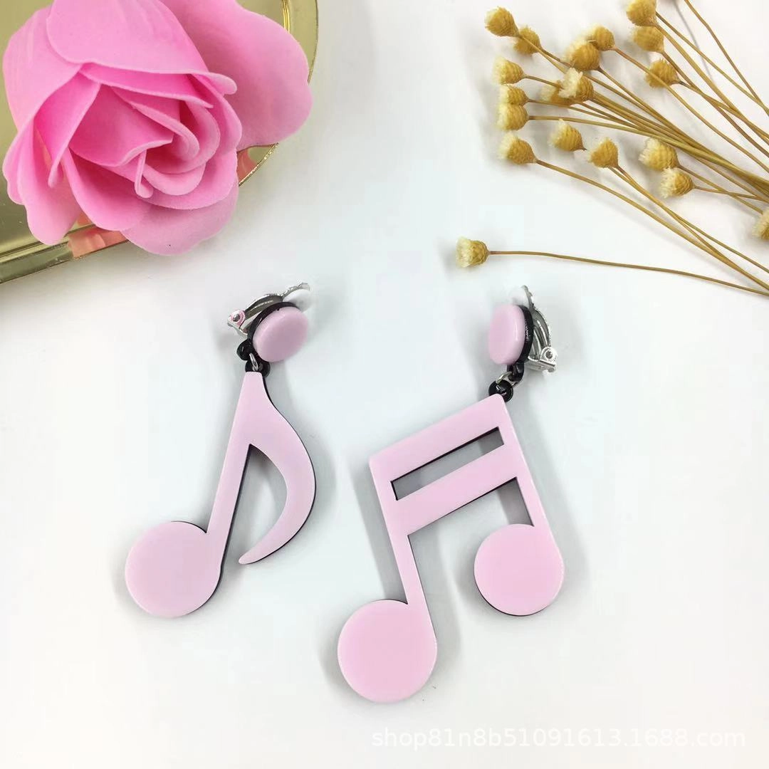 Wholesale No-piercing Acrylic Smiley Face Cartoon Cute Ear Clip