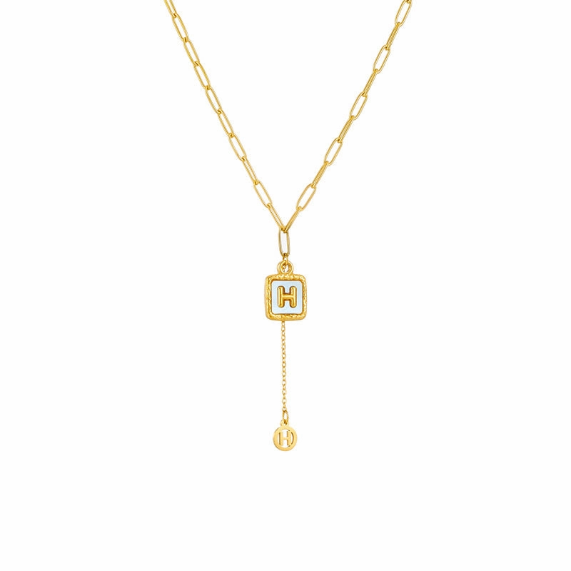 Wholesale Non-fading Gold Plated Titanium Steel Necklace Clavicle Chain