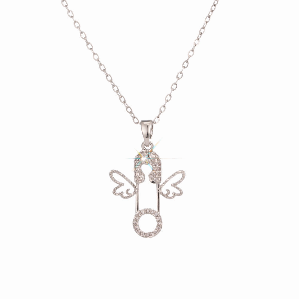 Wholesale Non-fading Silver Titanium Steel Necklace Clavicle Chain