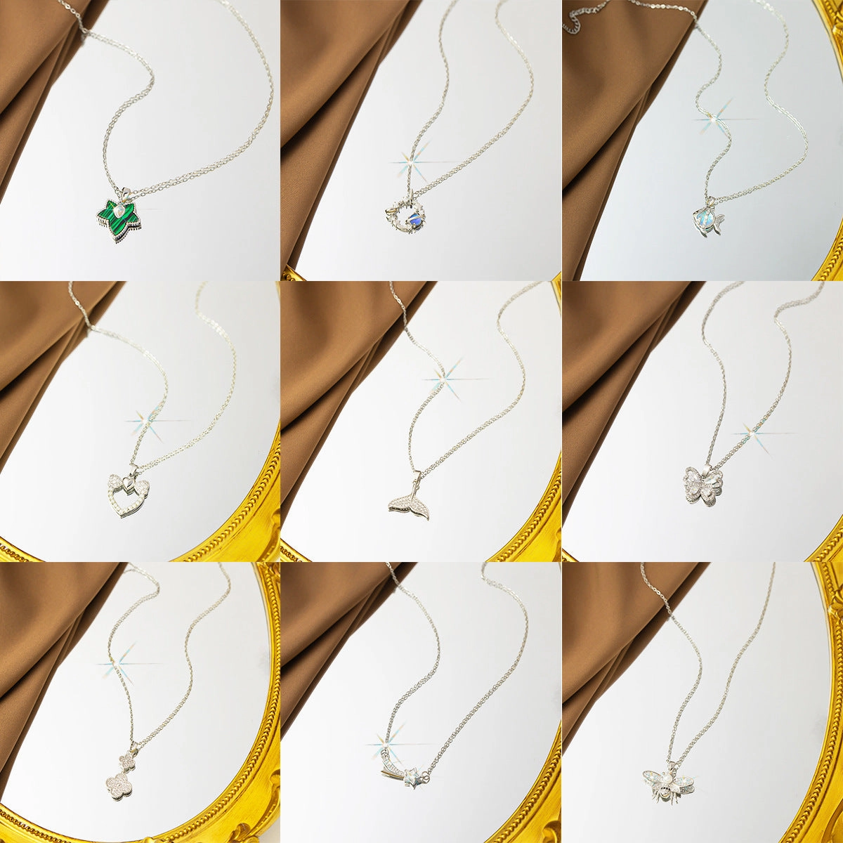 Wholesale Non-fading Silver Titanium Steel Necklace Clavicle Chain