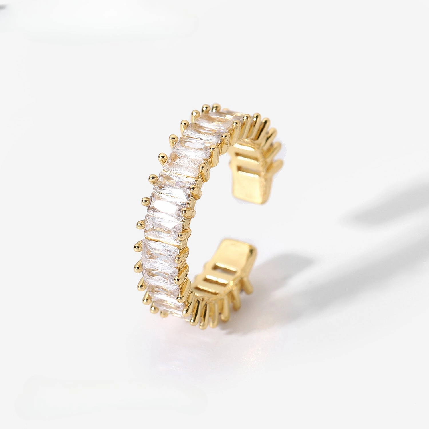 Wholesale Non Fading Zircon Copper Rings