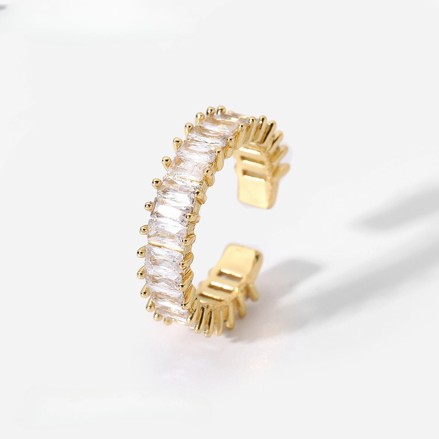 Wholesale Non Fading Zircon Copper Rings
