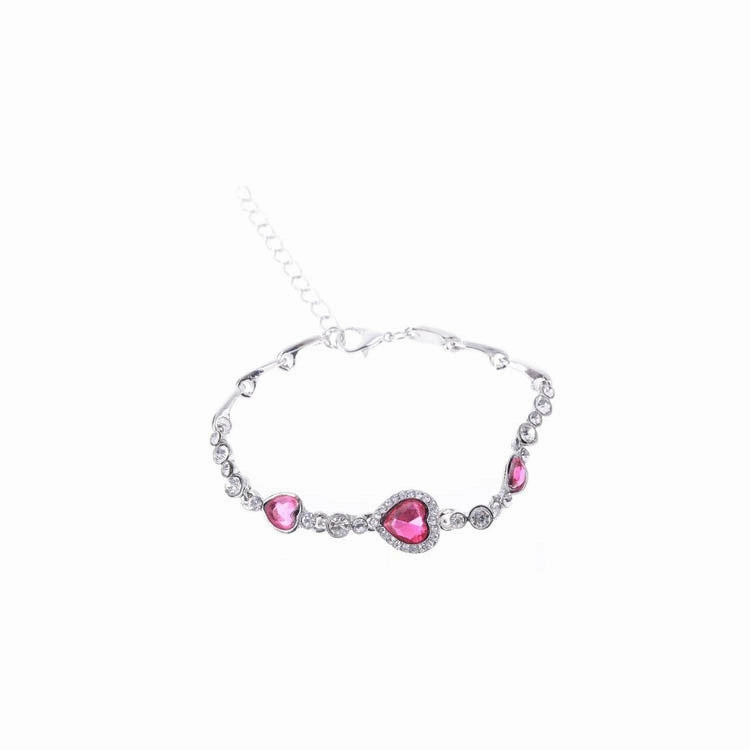 Wholesale Ocean Heart Crystal Bracelet