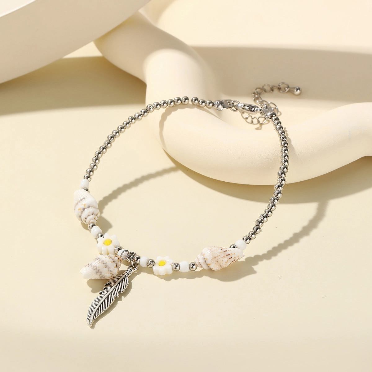 Wholesale Ocean Style Holiday Style Beach Series Beaded Shell Conch Starfish Bracelet
