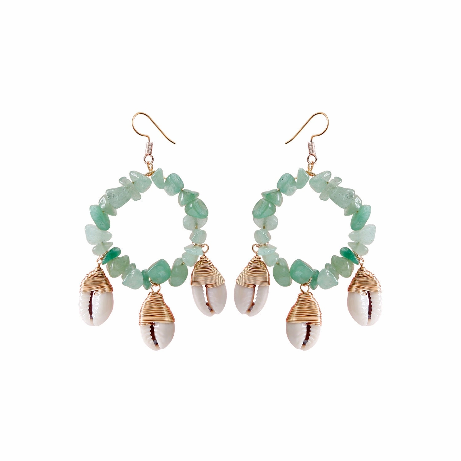 Wholesale Ocean Wind Conch Shells Earrings